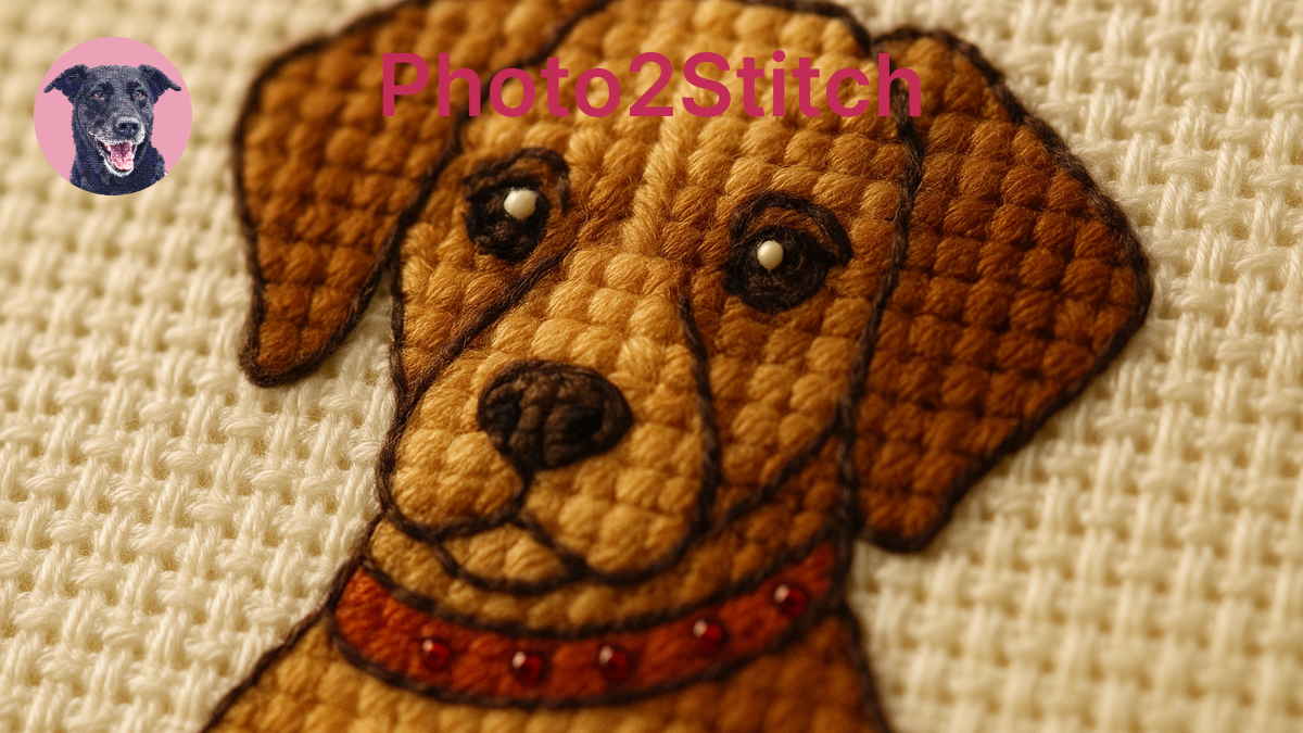 Add Backstitch, Knots and Beads to a Cross Stitch Pattern