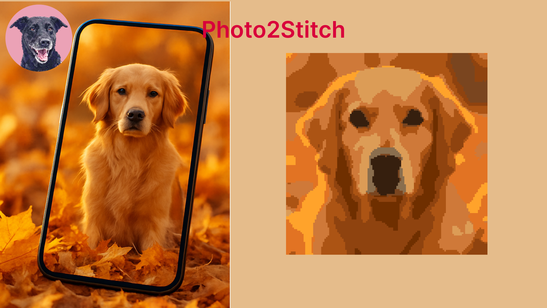 How to Turn Your Fall Photos into a Cross Stitch or Needlepoint Pattern