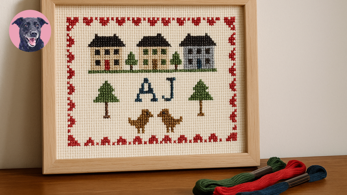 Design Your Own Cross Stitch Pattern with Reusable Motifs
