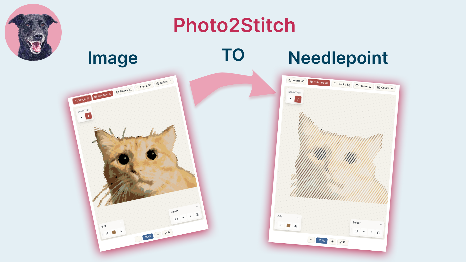 How to Turn a Photo into a Needlepoint Pattern