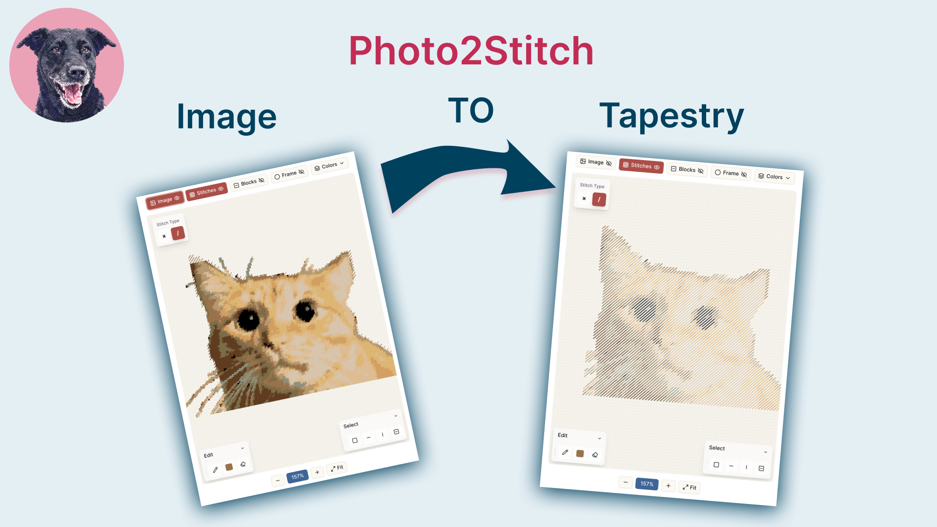 How to Turn a Photo into a Tapestry Pattern