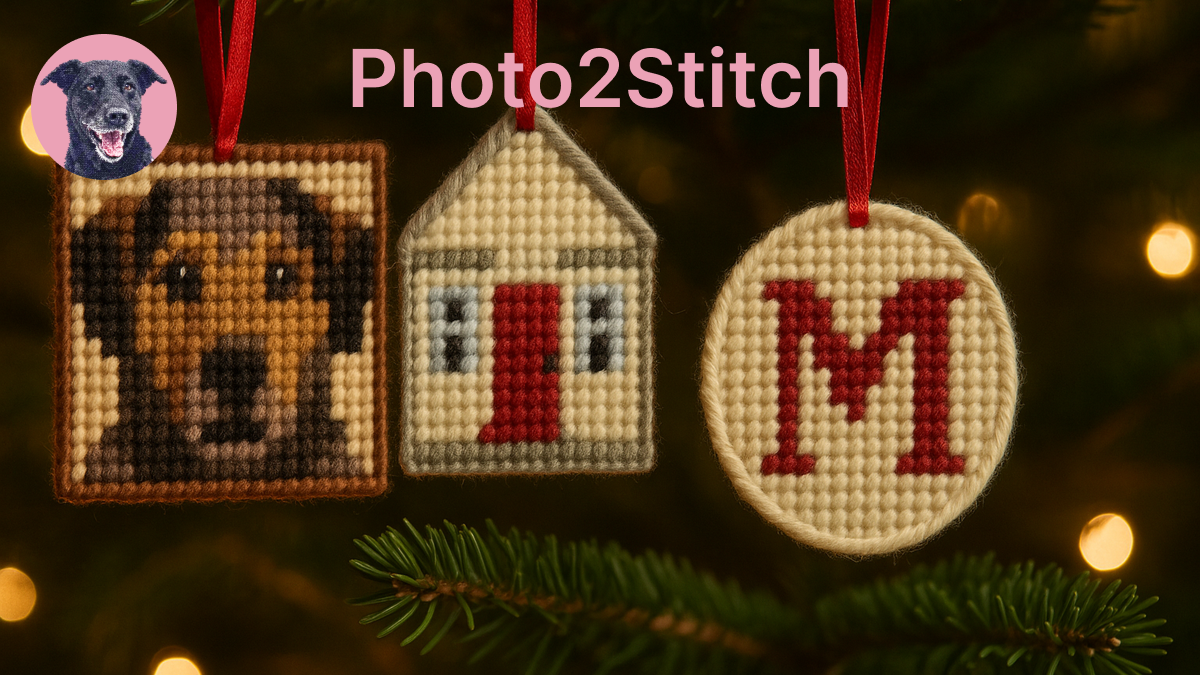 Plastic Canvas Christmas Ornament Patterns from Your Photos