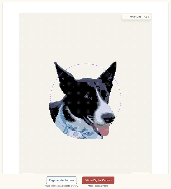 Preview your pattern